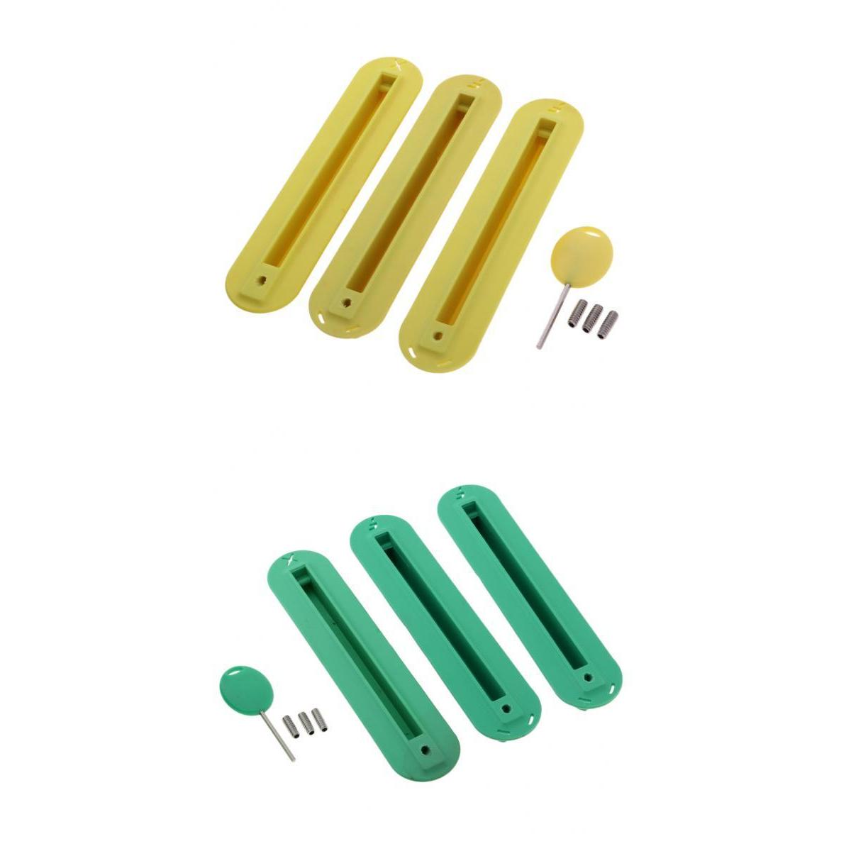 6 Piece Tri Box Surfing SUP Surfboard Fin Plug Set with Screw 02