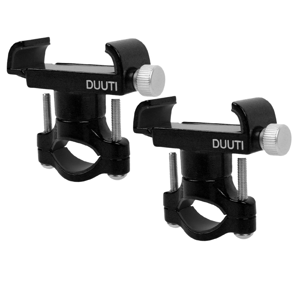 2 Pieces Aluminum Alloy Bicycle Phone Holder Cycling Handlebar Stem Mount 01