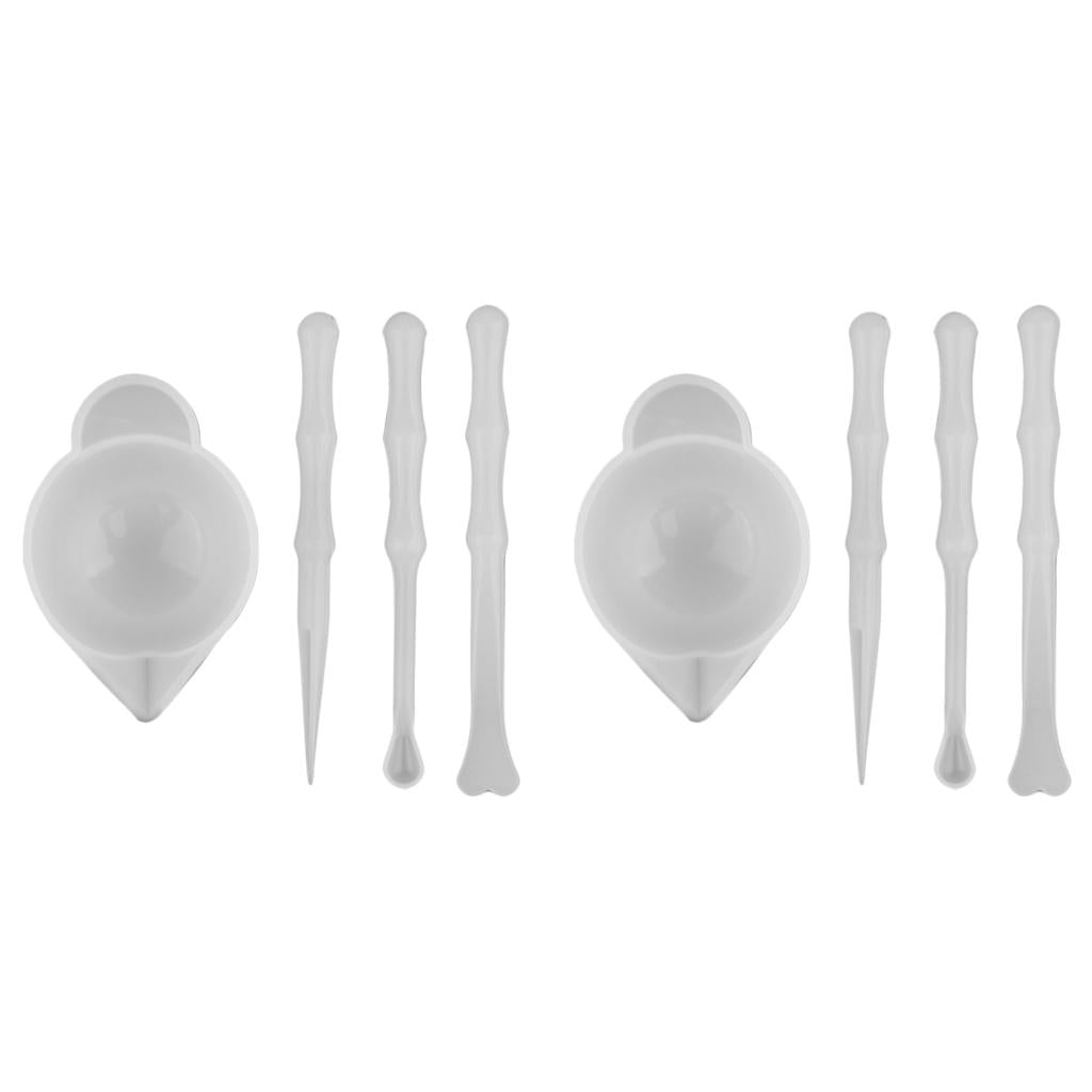 8Pcs Silicone Resin Measuring Mixing Cup DIY Jewelry Resin Glue Tools Set