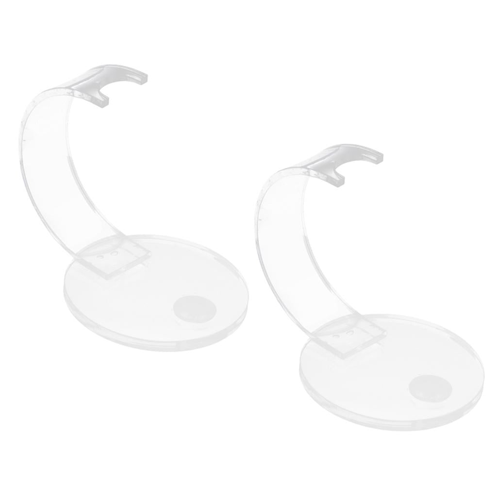 2x Clear Transparent Acrylic Pencil Display Stand Electronic Pen Rack Holder