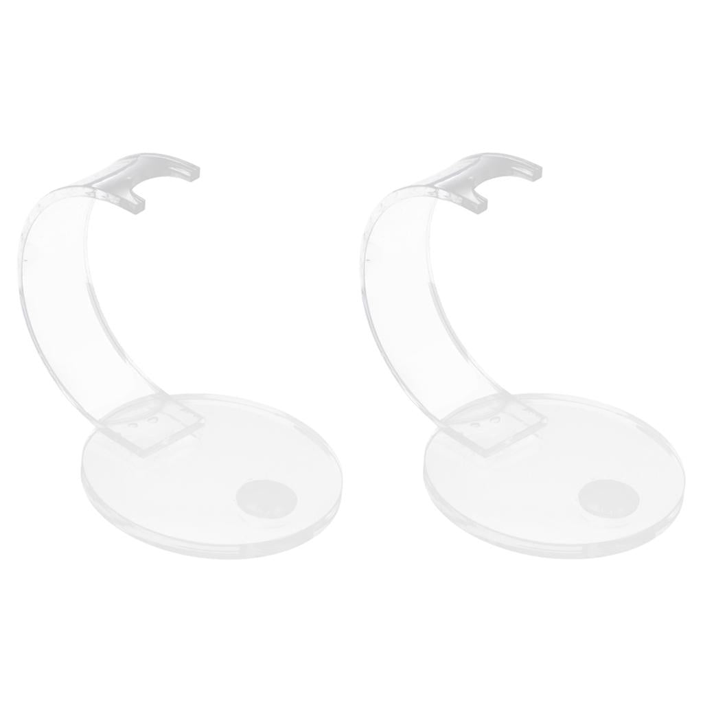 2x Clear Transparent Acrylic Pencil Display Stand Electronic Pen Rack Holder