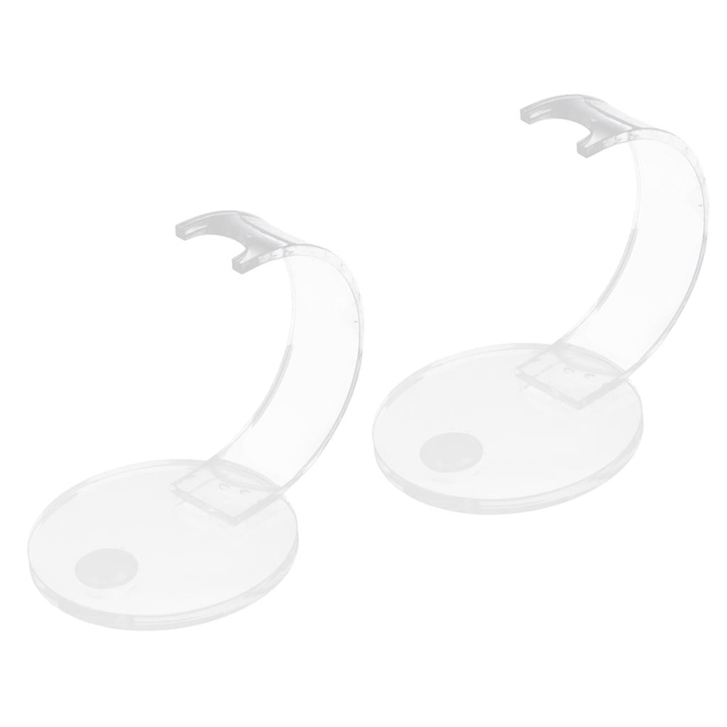2x Clear Transparent Acrylic Pencil Display Stand Electronic Pen Rack Holder