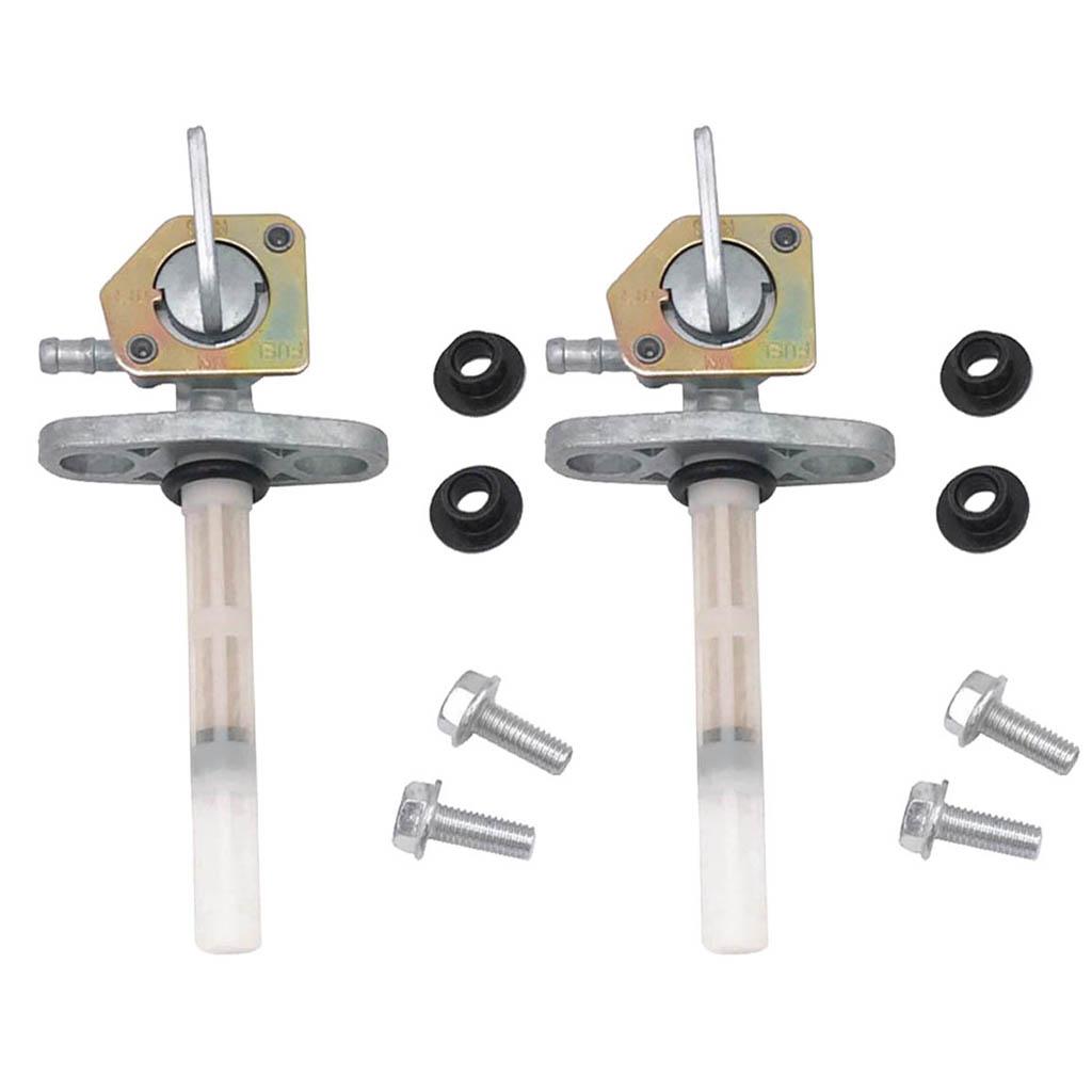 2pcs Fuel Gas Petcock Valve Switch for Honda TRX250 350 XR70 100 CRF150 250