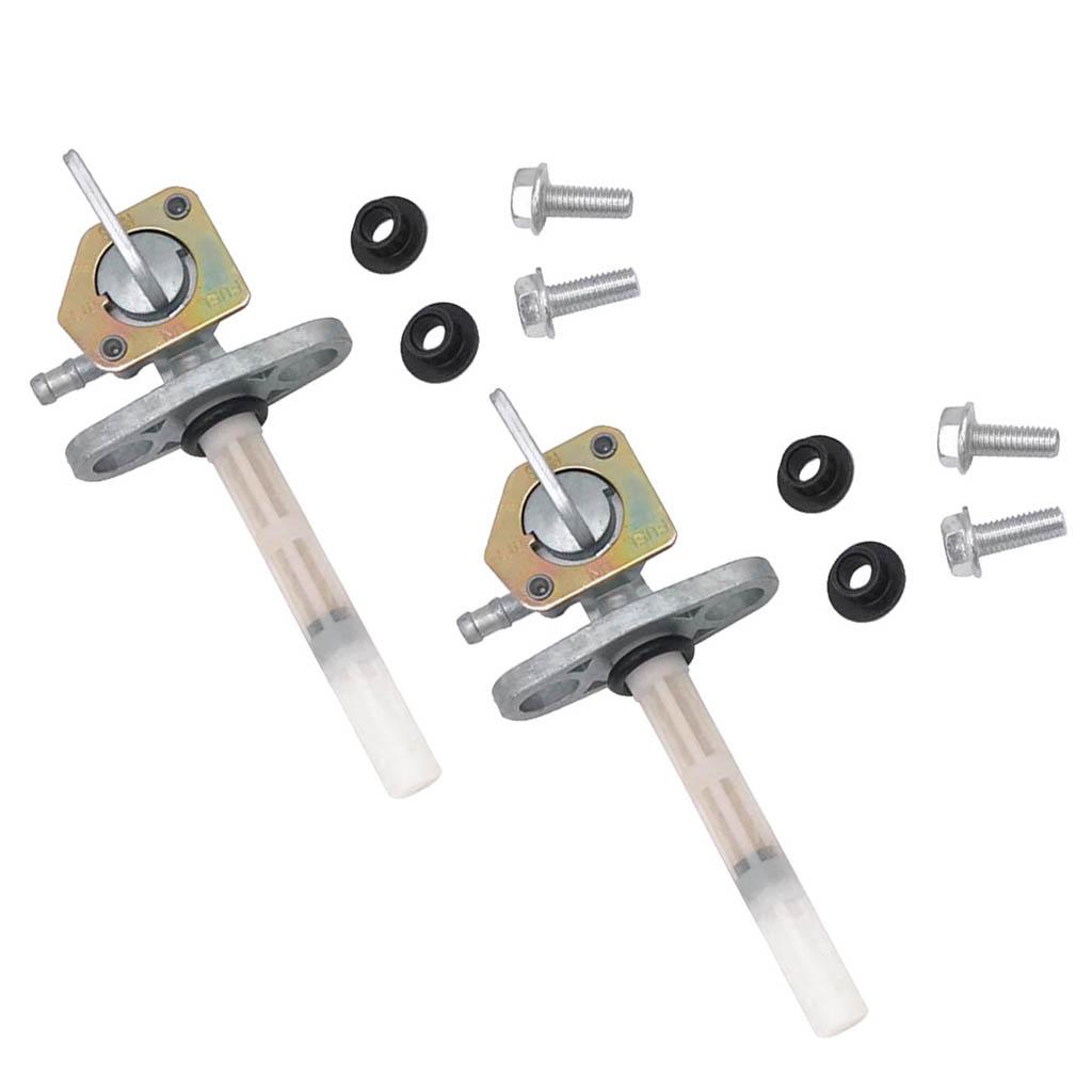 2pcs Fuel Gas Petcock Valve Switch for Honda TRX250 350 XR70 100 CRF150 250
