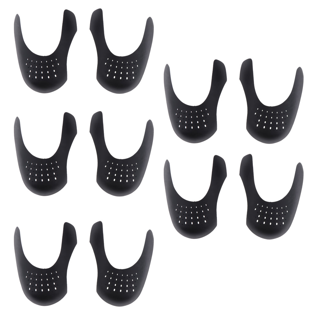 5 Pairs Black Protector Toe Box Decreaser Insert Anti