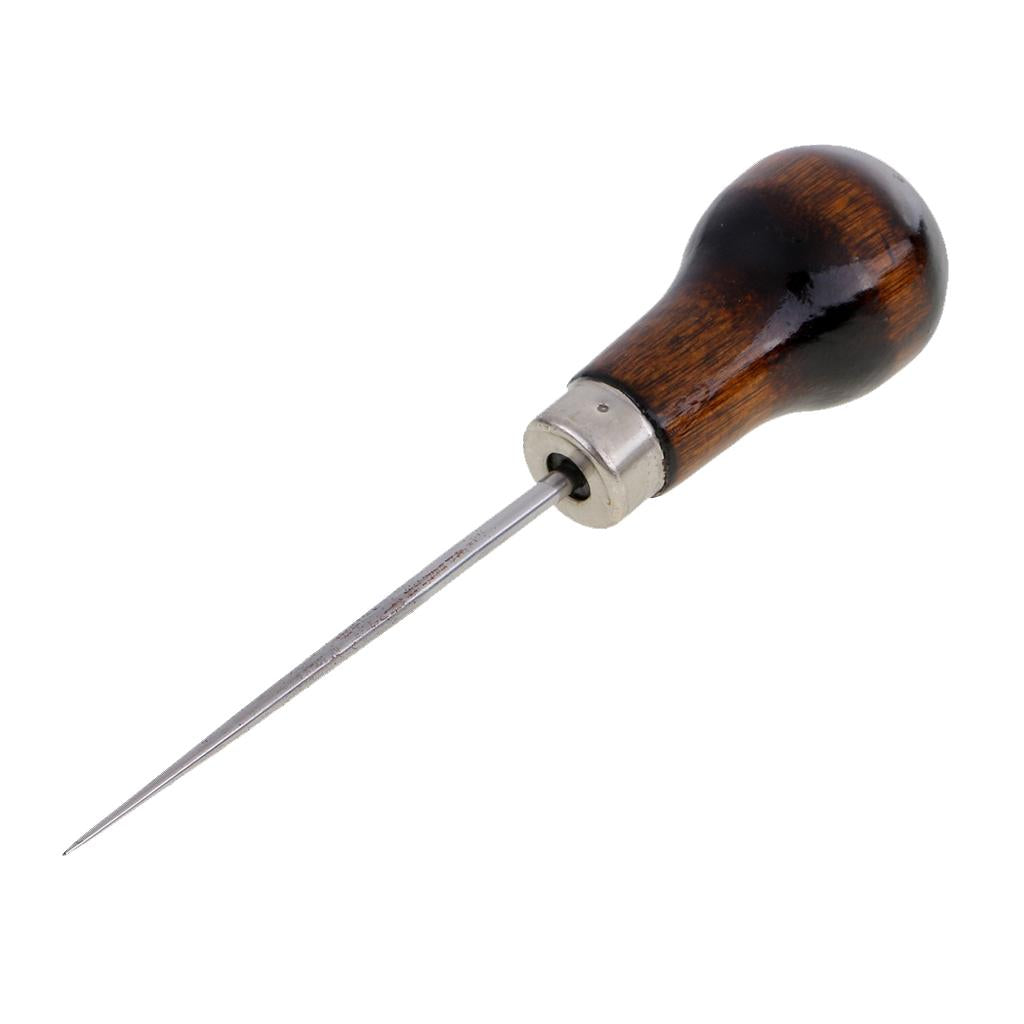 10Pcs Leather Cloth Awl Tool Pin Sewing Punching Hole Maker Stitching Tool