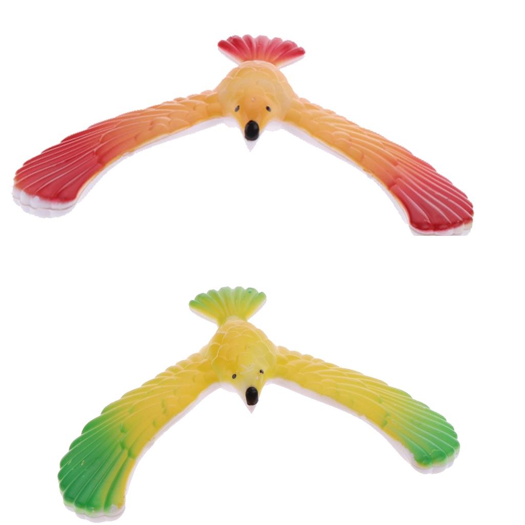 2pcs Mini Balance Eagle Model Exploring Barycenter Physics Educational Toy