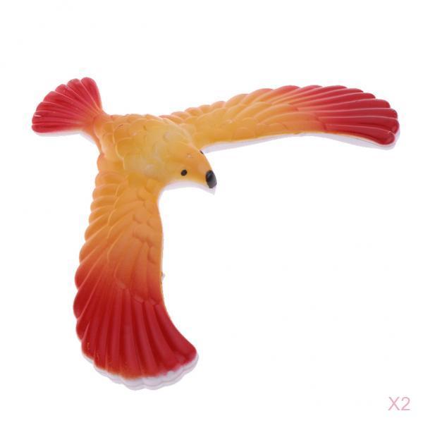 2pcs Mini Balance Eagle Model Exploring Barycenter Physics Educational Toy
