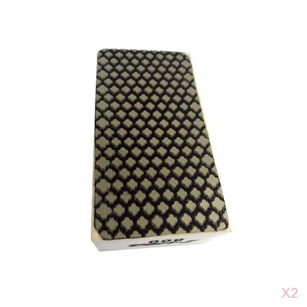 2pcs Diamond Hand Polishing Pad for Glass Granite Marble Stone 800 Grits