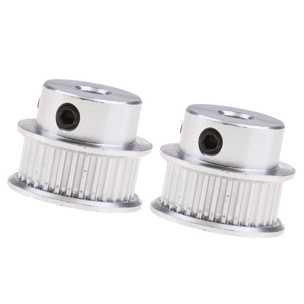 2pcs GT2 30 Teeth Timing Belt Pulley for 6mm Belt 3D Printer Parts 5mm Bore