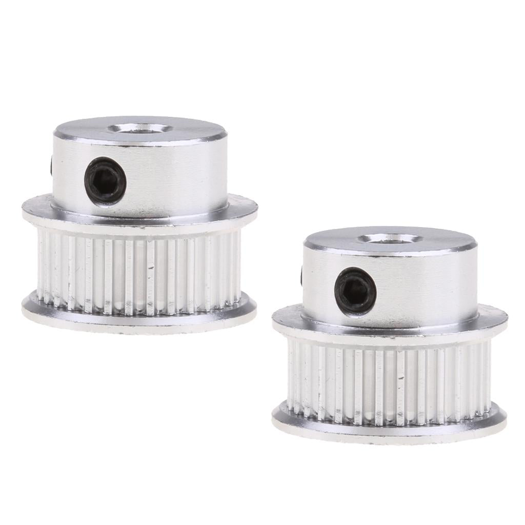 2pcs GT2 30 Teeth Timing Belt Pulley for 6mm Belt 3D Printer Parts 5mm Bore