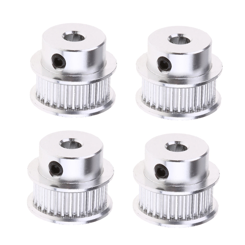 4pcs GT2 30 Teeth Timing Belt Pulley for 6mm Belt 3D Printer Parts 5mm Bore