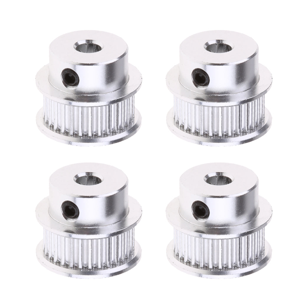 4pcs GT2 30 Teeth Timing Belt Pulley for 6mm Belt 3D Printer Parts 5mm Bore