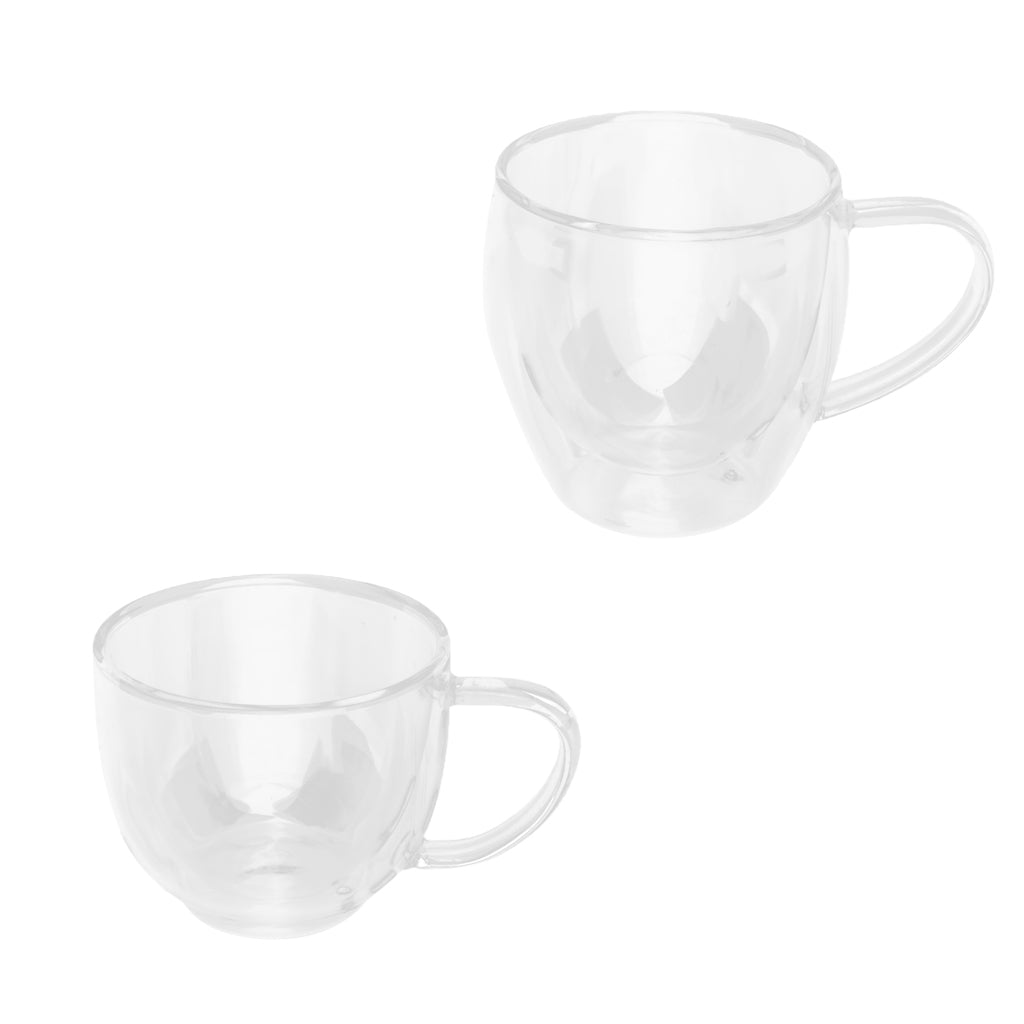 2Style 200ml Double-Layer Glass Espresso Cup Home Barware