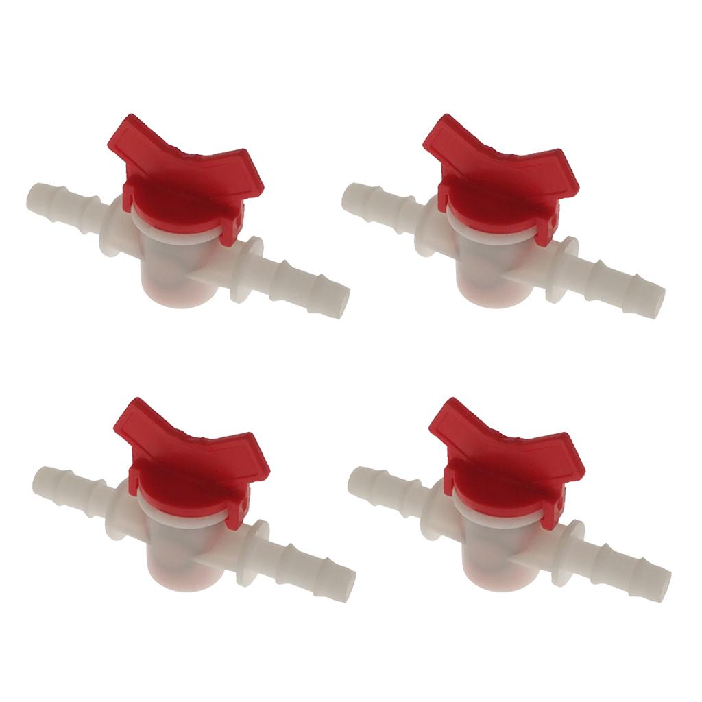 4PCS Flow Regulator Water Pump Straight Valve DIY Water Flow Switch 10mm