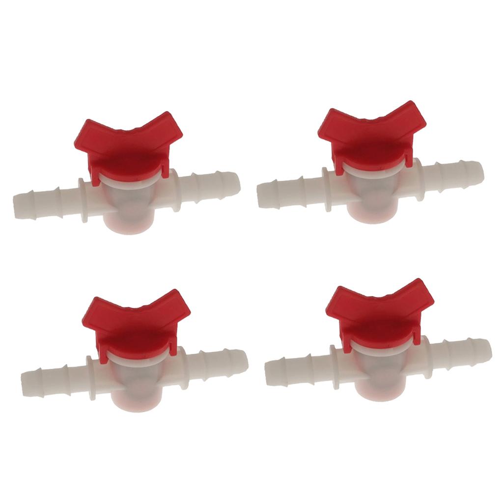 4PCS Flow Regulator Water Pump Straight Valve DIY Water Flow Switch 10mm