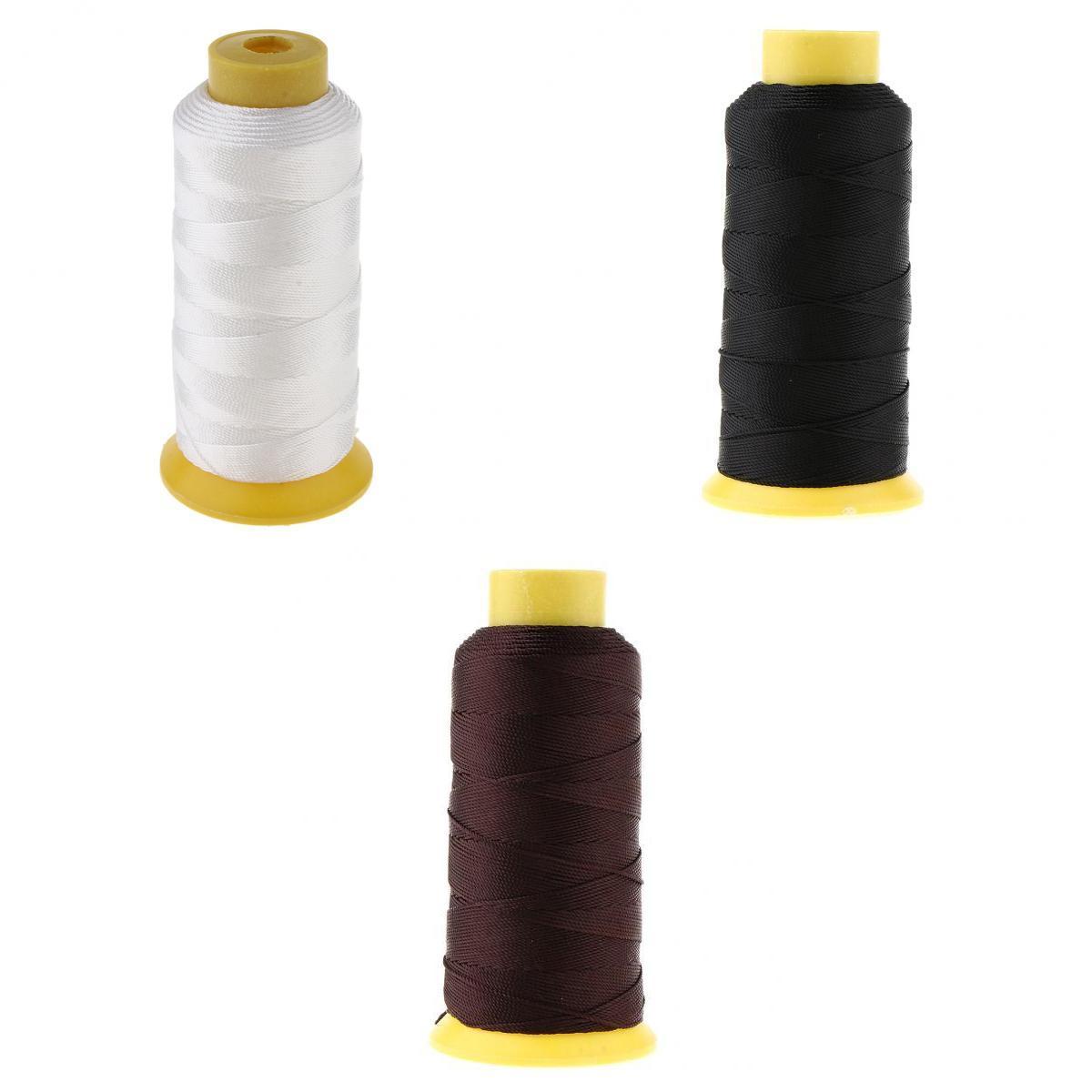 3pcs 200 Meters Strong Bonded Heavy Duty Nylon Tent Backpack Sewing Threads