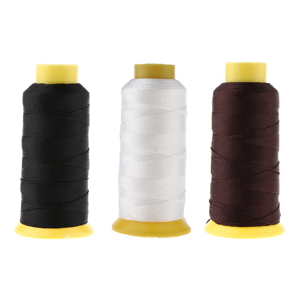 3pcs 200 Meters Strong Bonded Heavy Duty Nylon Tent Backpack Sewing Threads