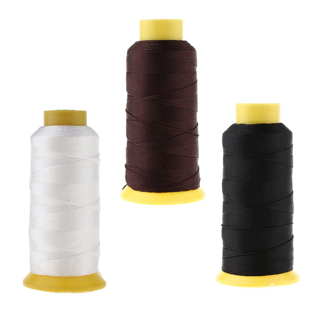 3pcs 200 Meters Strong Bonded Heavy Duty Nylon Tent Backpack Sewing Threads
