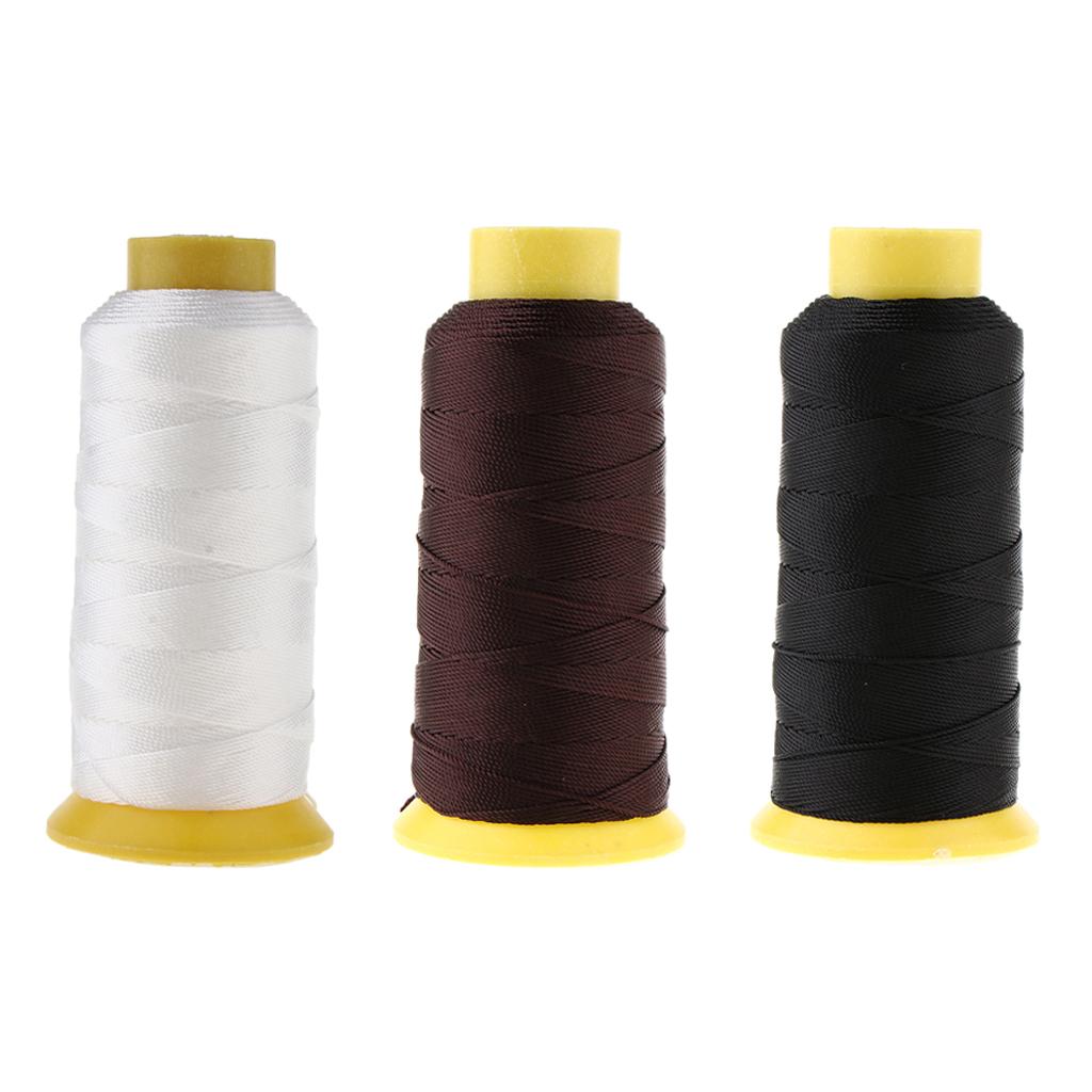 3pcs 200 Meters Strong Bonded Heavy Duty Nylon Tent Backpack Sewing Threads