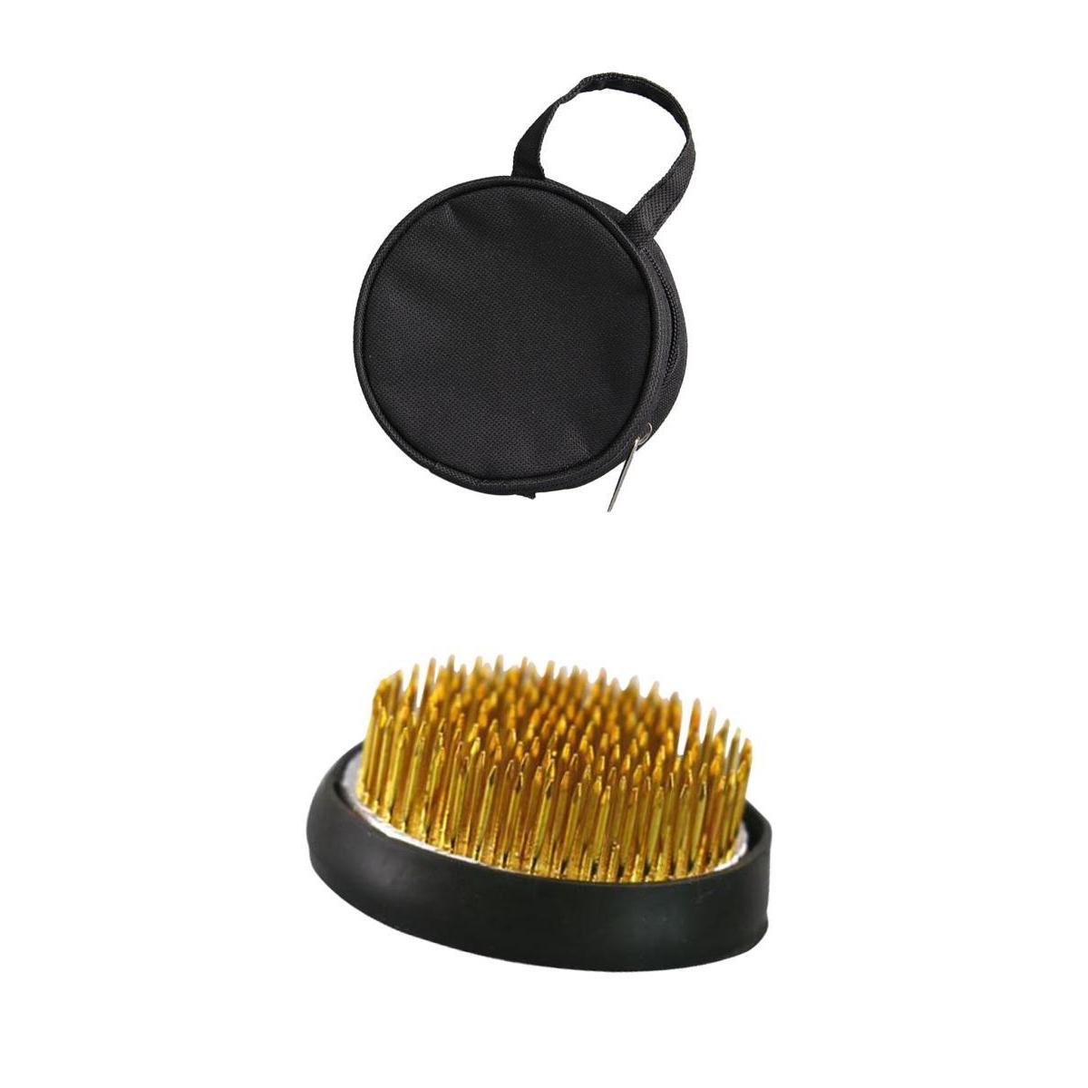 5cm Round Ikebana Kenzan Flower Frog Rubber Base with Storage Bag