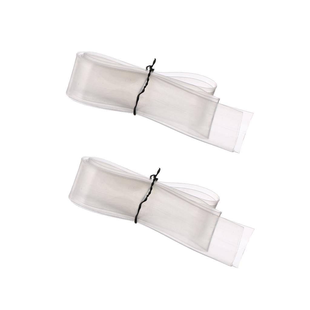 2xClear Transparent Heat Shrink Tube Wrap Cable Wire Sleeve 2.5cm x 1m