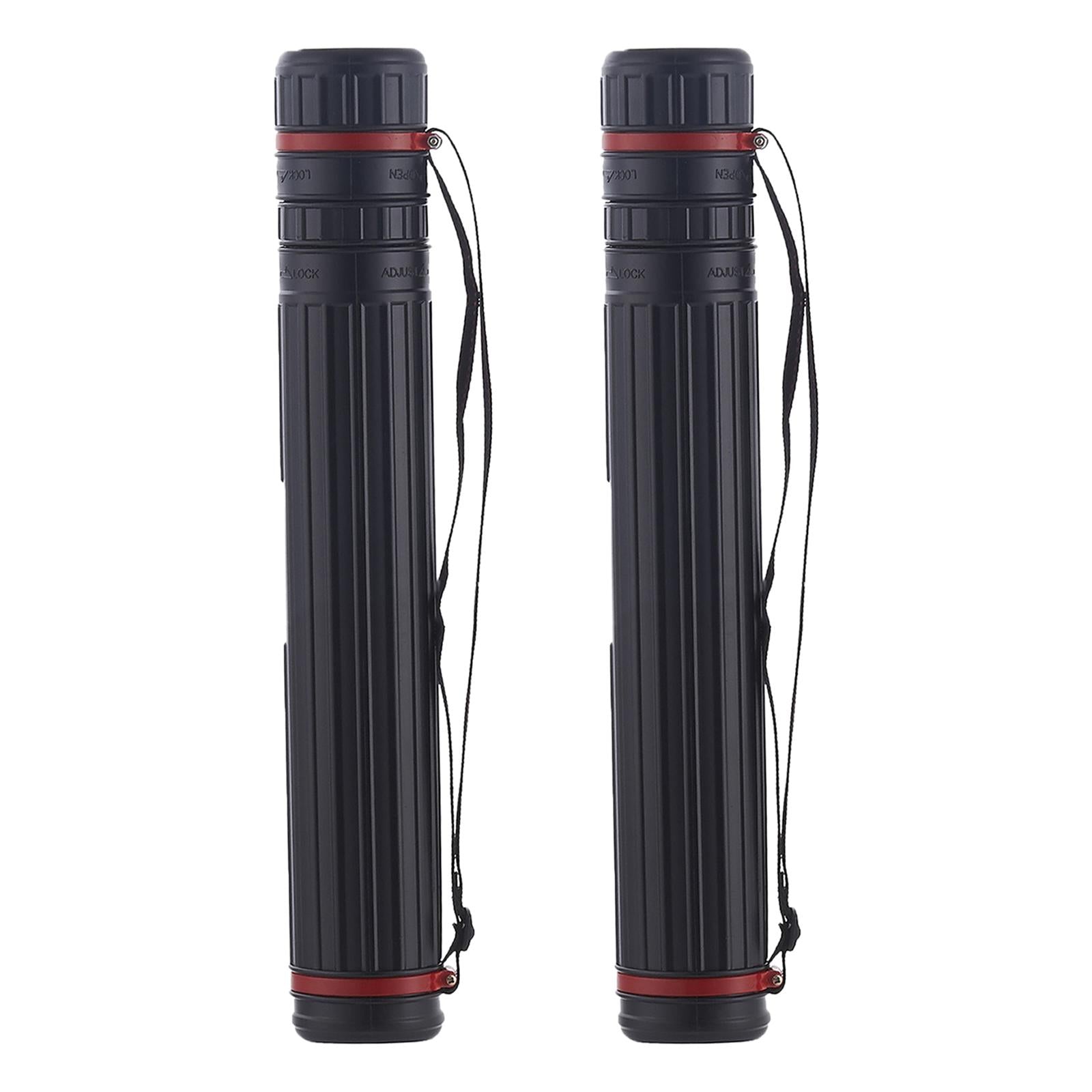 2pcs Telescoping Document Poster Storage Tube for Blueprint Paper