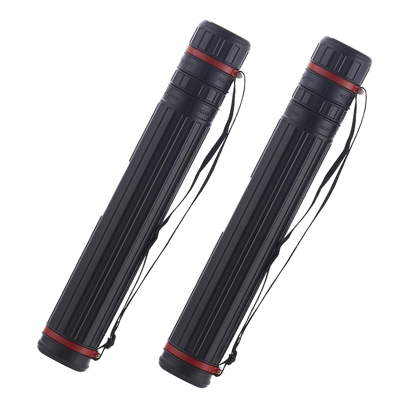 2pcs Telescoping Document Poster Storage Tube for Blueprint Paper