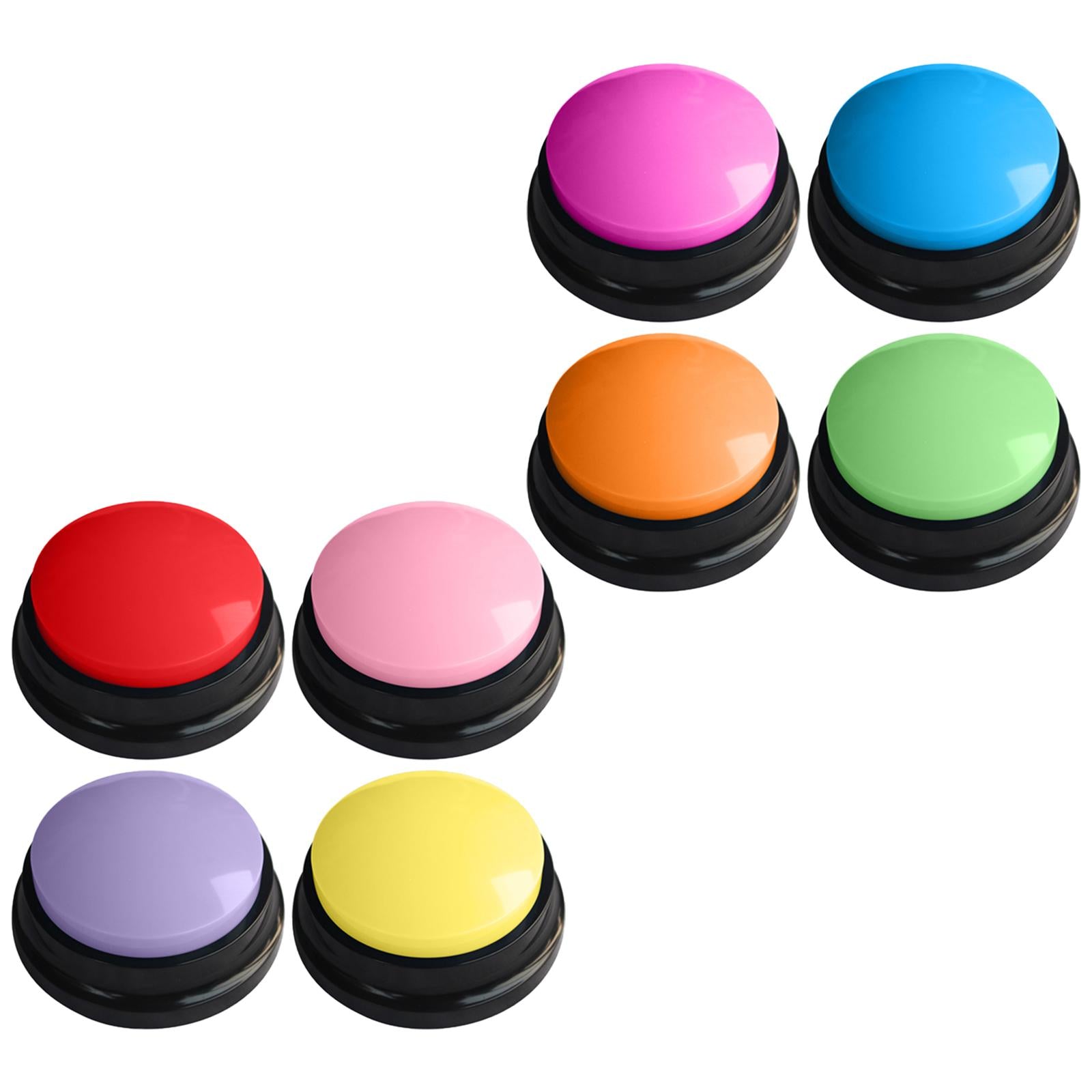 8x Talking Buttons Dogs Recording Sound Button Party Noise Makers for Pet