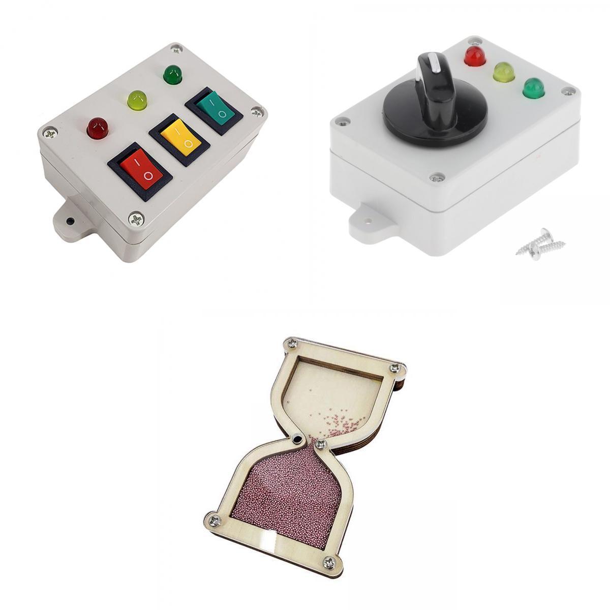 Board Traffic Light B and 3 Color Light and Champagner A