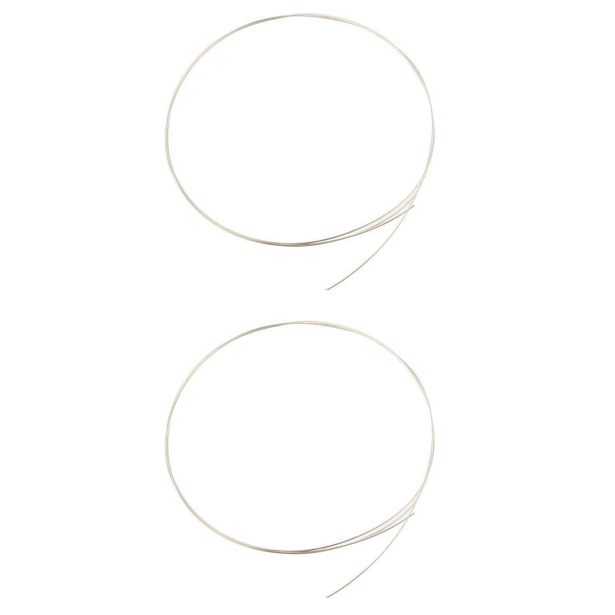 Argent Wire Round 0.8mm&1mm Thick 20&18 Gauge 3.28 Ft Jewelry Making Craft