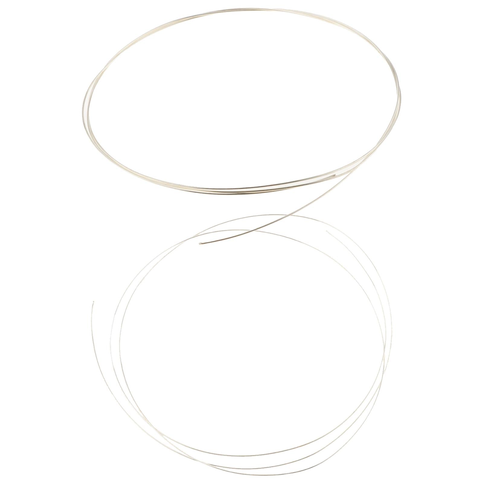 Argent Wire Round 0.8mm&1mm Thick 20&18 Gauge 3.28 Ft Jewelry Making Craft