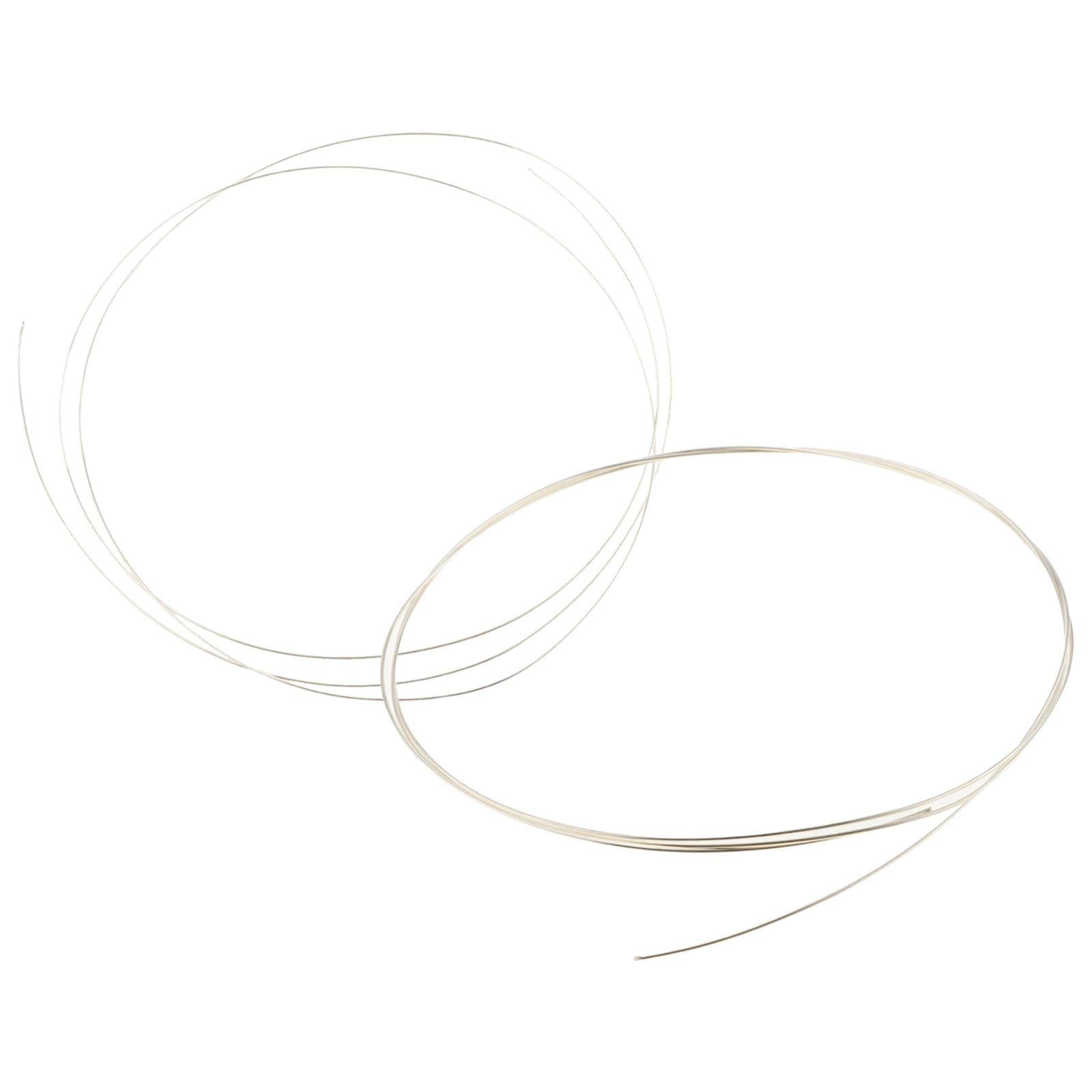 Argent Wire Round 0.8mm&1mm Thick 20&18 Gauge 3.28 Ft Jewelry Making Craft