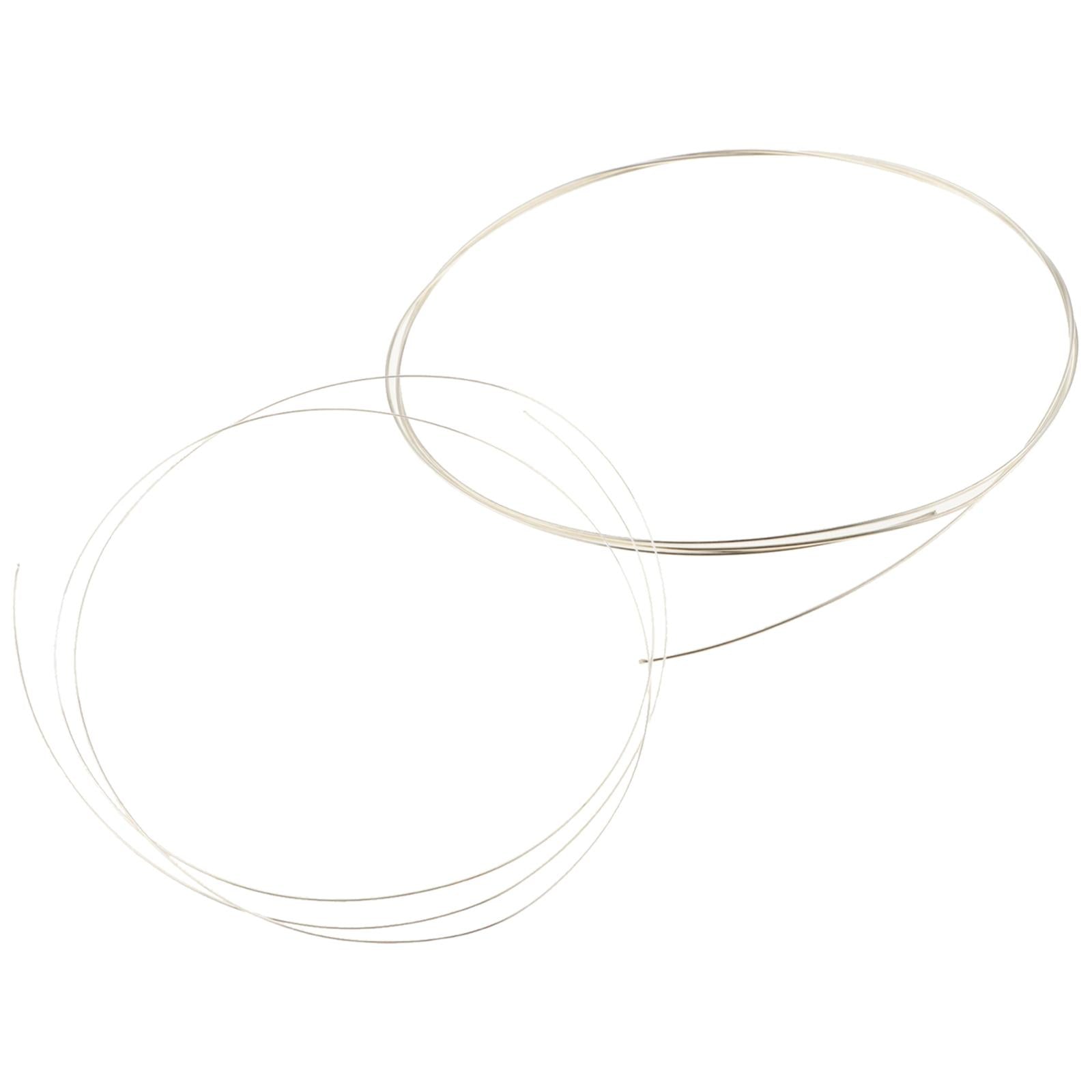 Argent Wire Round 0.8mm&1mm Thick 20&18 Gauge 3.28 Ft Jewelry Making Craft