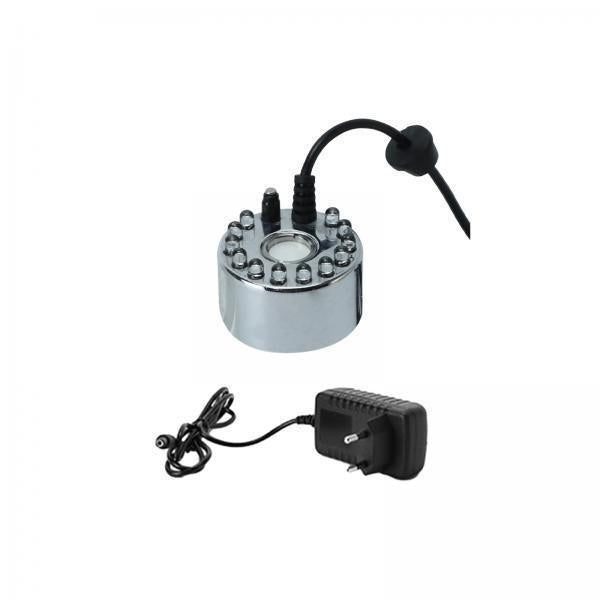 4xPond Fog Machine Atomizer Air Humidifier 12 LED EU 220V Plug Ultrasonic Mist