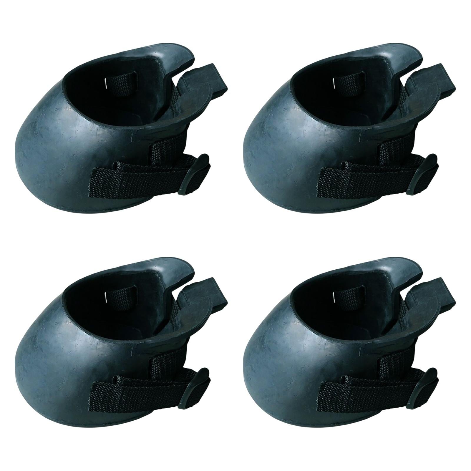 4x Horse Hoof Boots Outdoor Durable Horses Protection Training Riding Parts