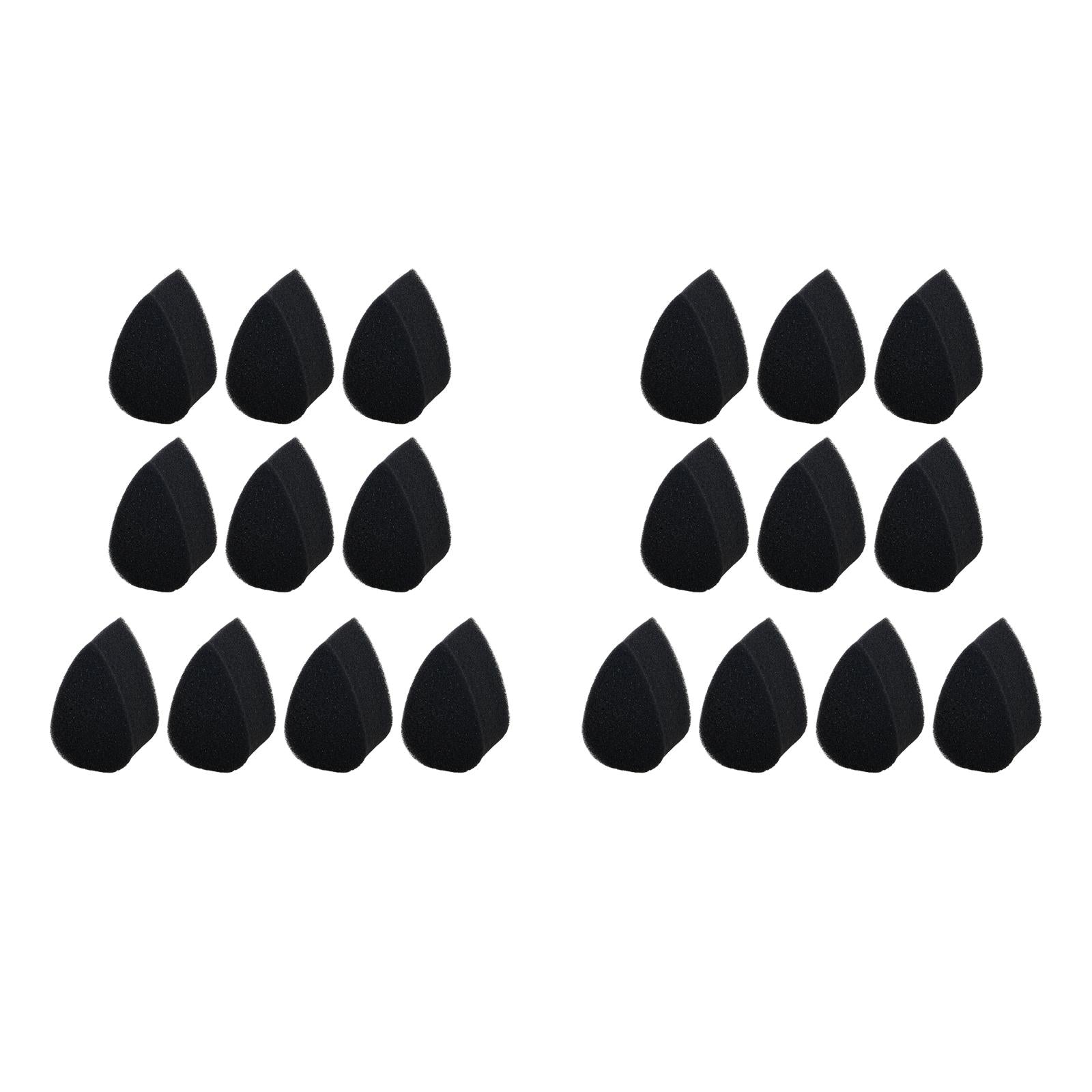 2x10x Body Painting Sponges for Kids High Density Black Face Painting Supplies Large Drop