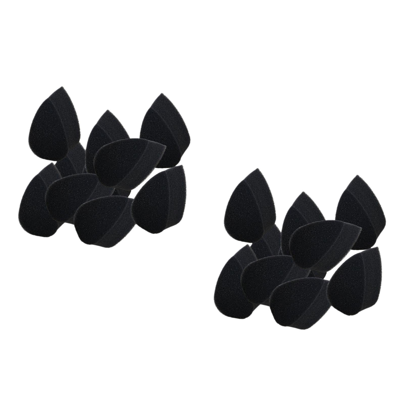 2x10x Body Painting Sponges for Kids High Density Black Face Painting Supplies Large Drop
