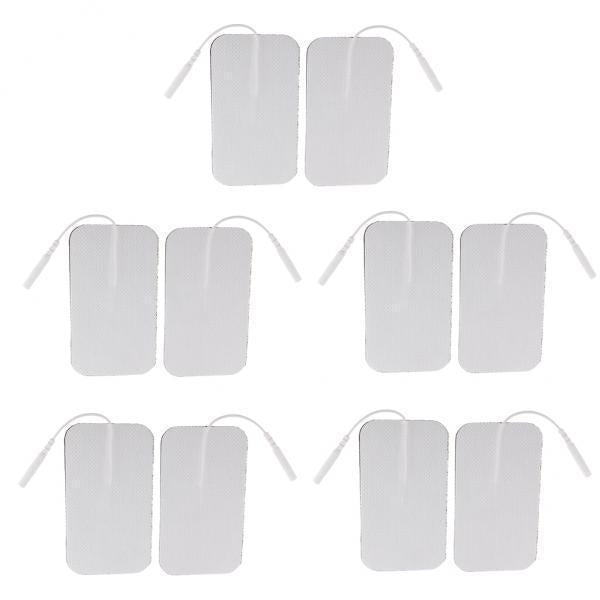 2x10Pieces Reusable Electrode Pads For Acupuncture Therapy Tens Massagers Unit
