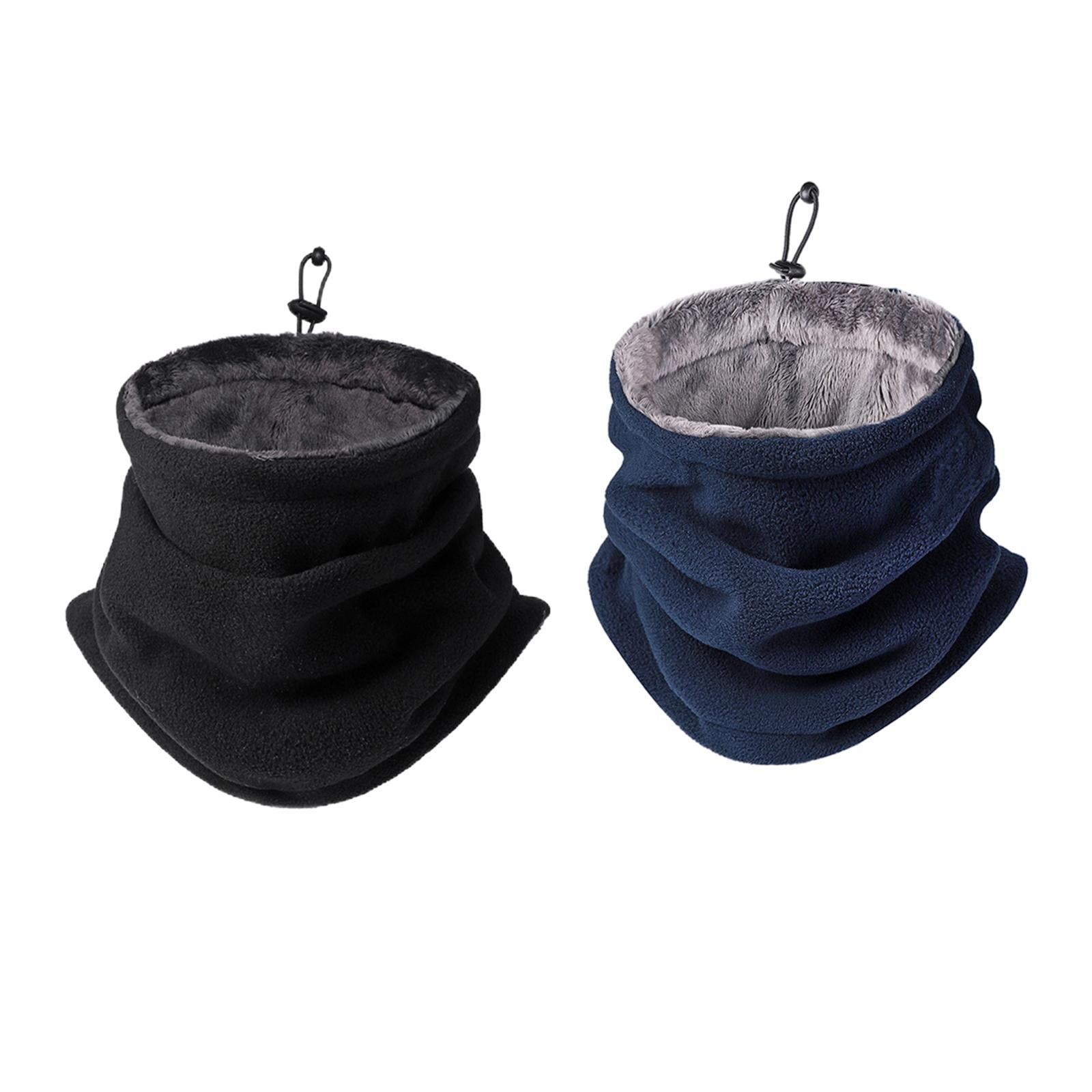 2pcs Thermal Face Covering Warmer Scarf Headwear Ear Cycling