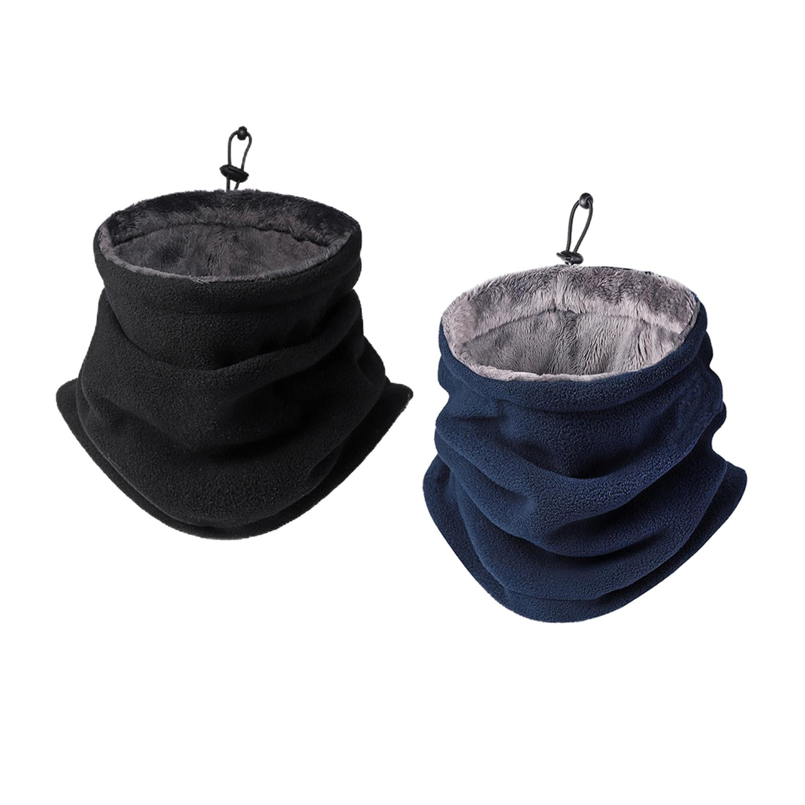 2pcs Thermal Face Covering Warmer Scarf Headwear Ear Cycling