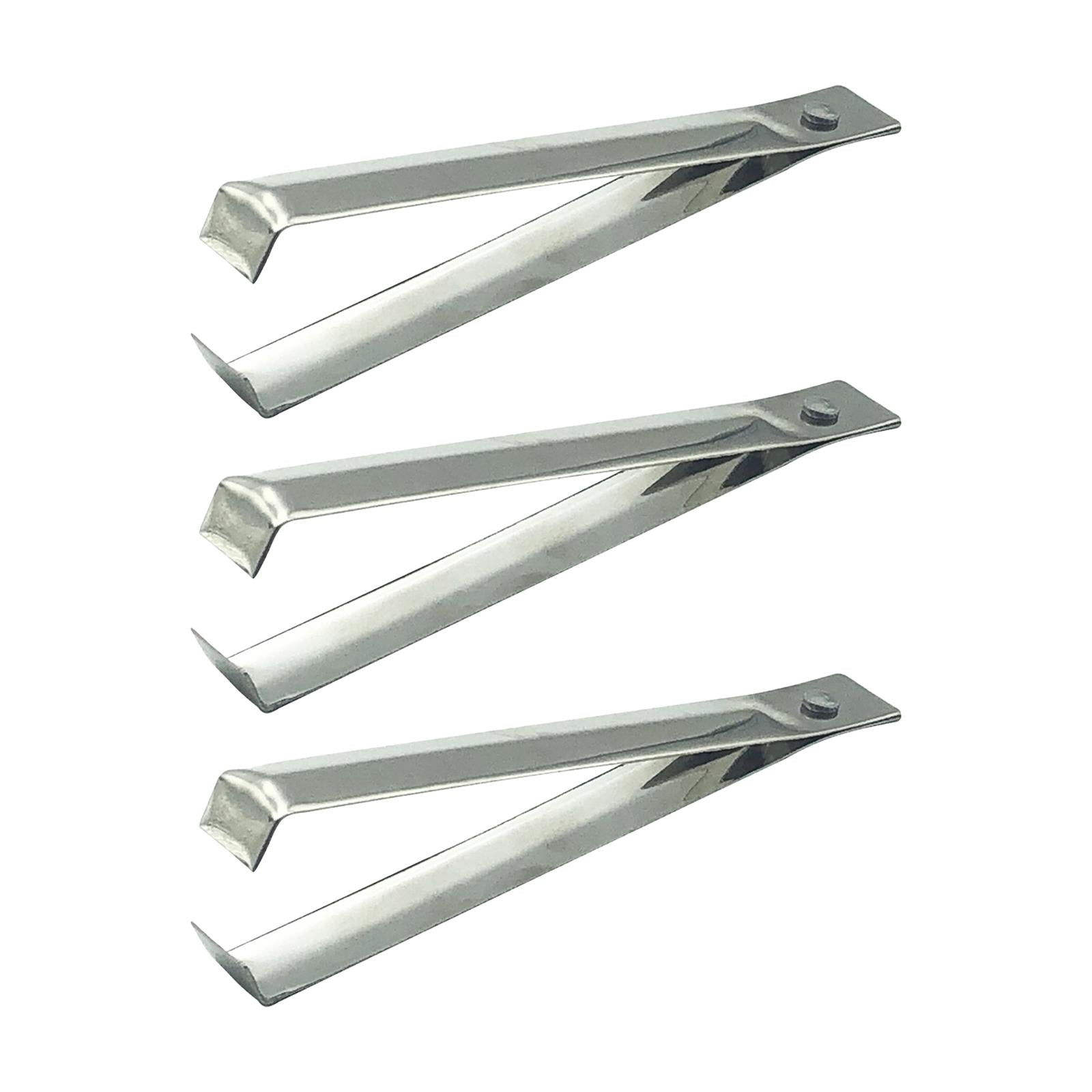 4Pcs Fishes Bone Tweezers Set Garlic Tweezer Steel Practical Gadgets