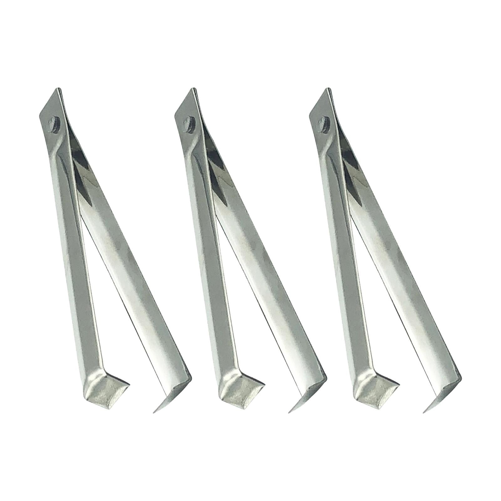 4Pcs Fishes Bone Tweezers Set Garlic Tweezer Steel Practical Gadgets