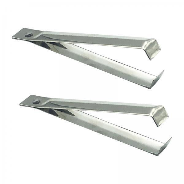 6Pcs fishes Bone Tweezers Set Garlic Tweezer Steel Practical Gadgets