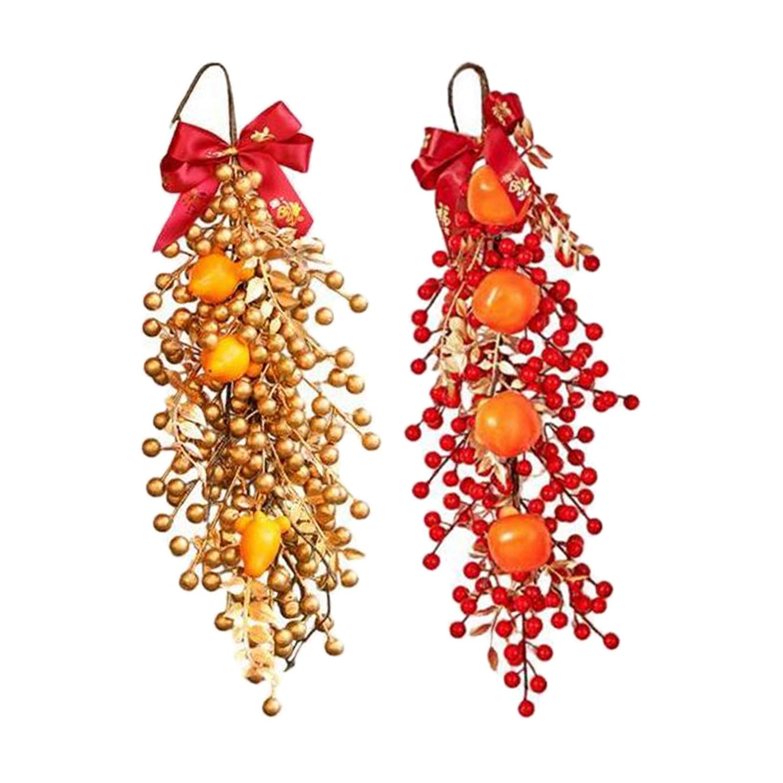 2 piece Chinese New Year Decorations Blessing for Cabinet Window Office