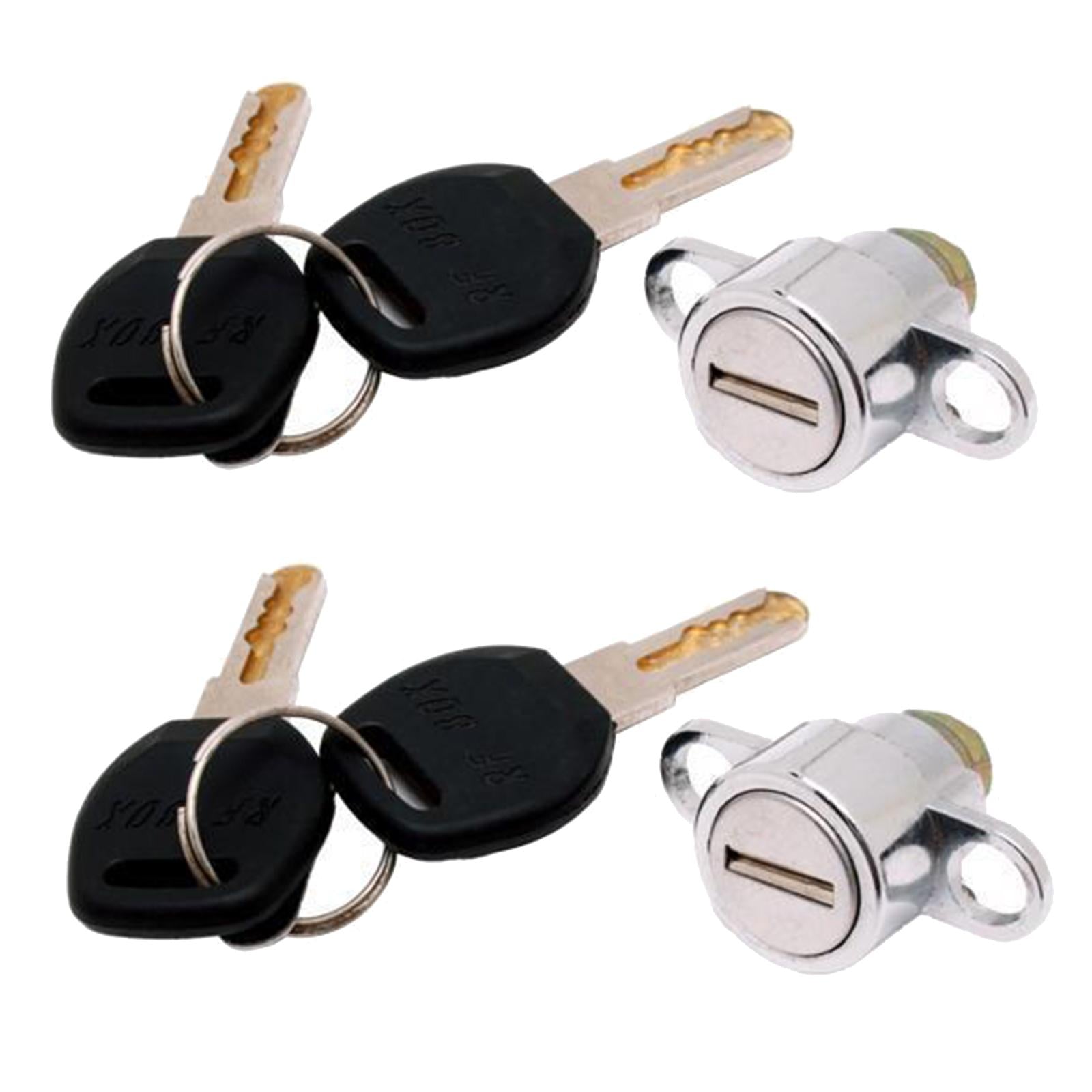 2 Set Roof Boxes Car Rack Locks Keys Kits Replacement Locks Cylinders