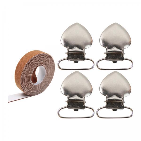 2xScroll Rod Side Tension Clip DIY Cross Stitch Display Durable Sewing Gadgets