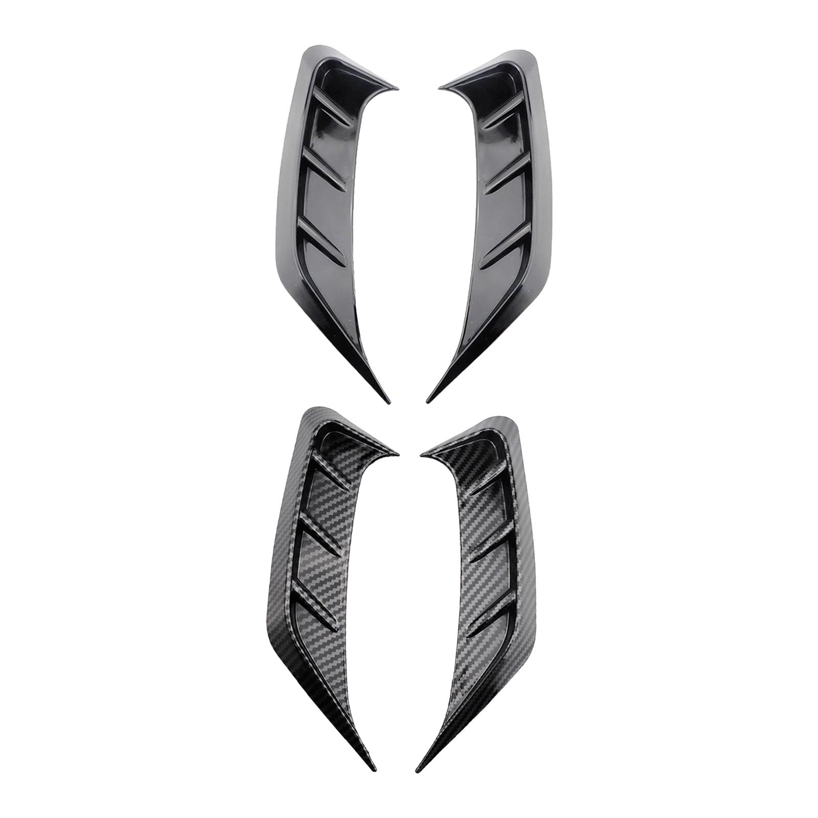 2 set 2Pcs Car Headlight Eyebrow Decor Headlamps Eyebrow Trims Cover for Car