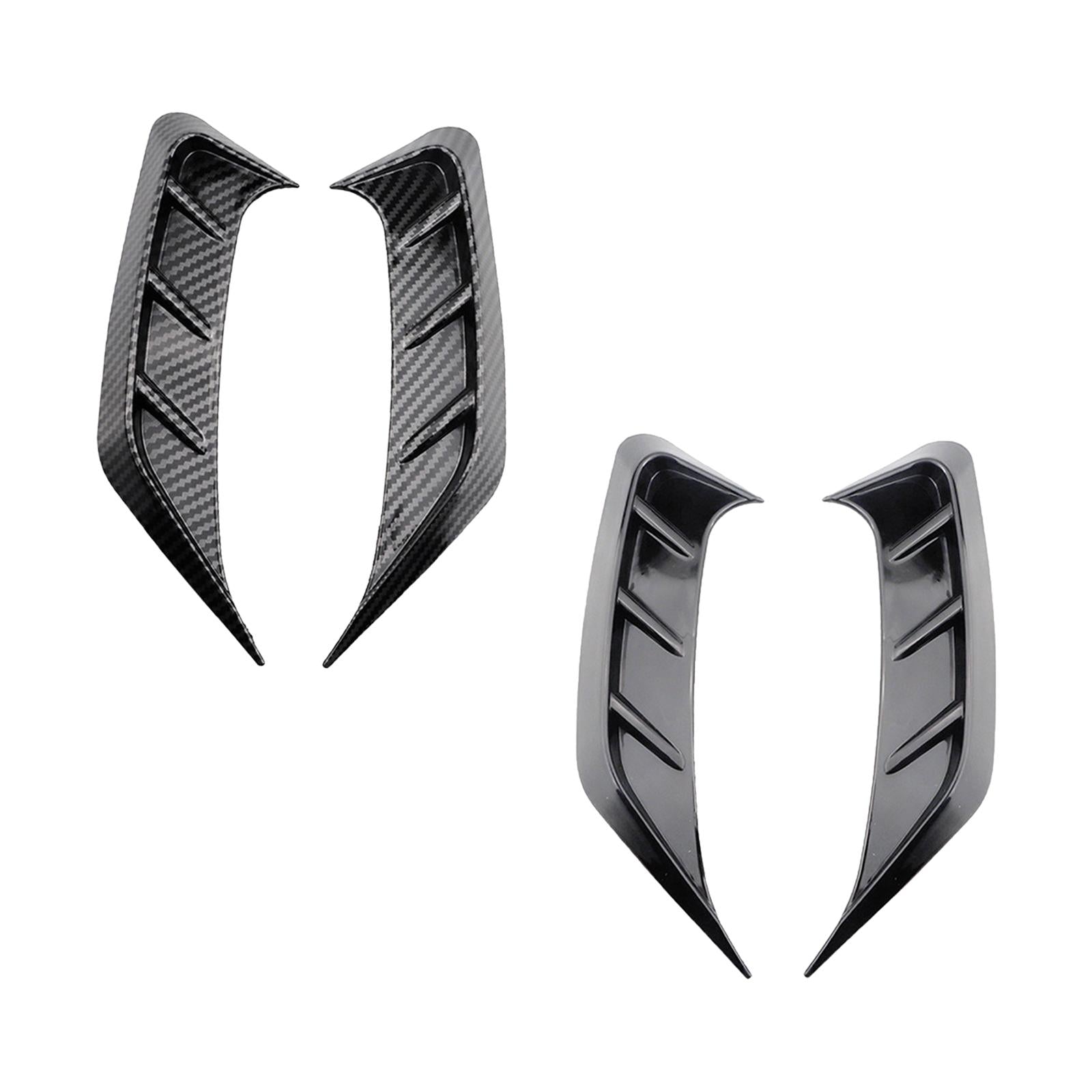 2 set 2Pcs Car Headlight Eyebrow Decor Headlamps Eyebrow Trims Cover for Car