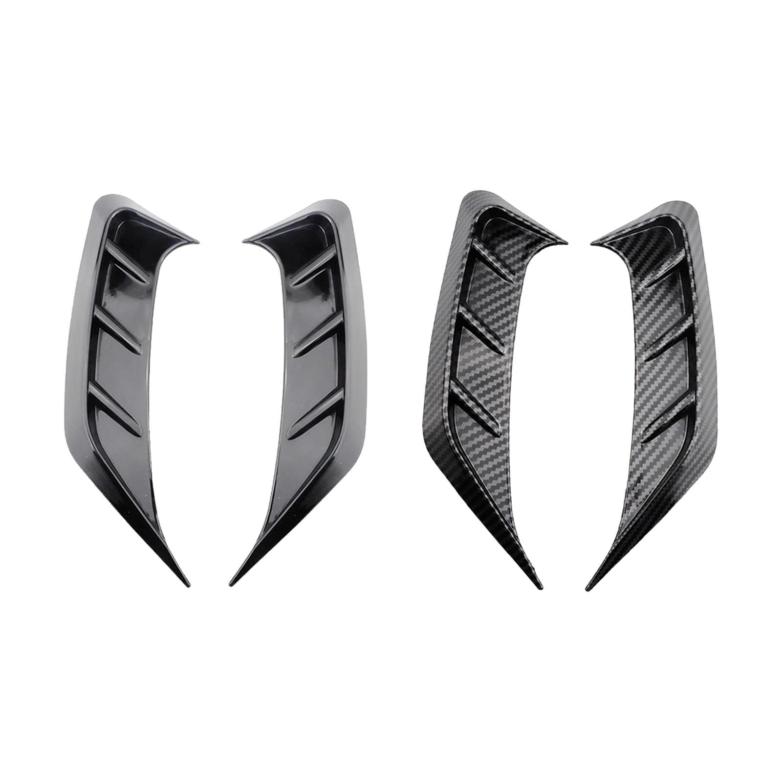 2 set 2Pcs Car Headlight Eyebrow Decor Headlamps Eyebrow Trims Cover for Car